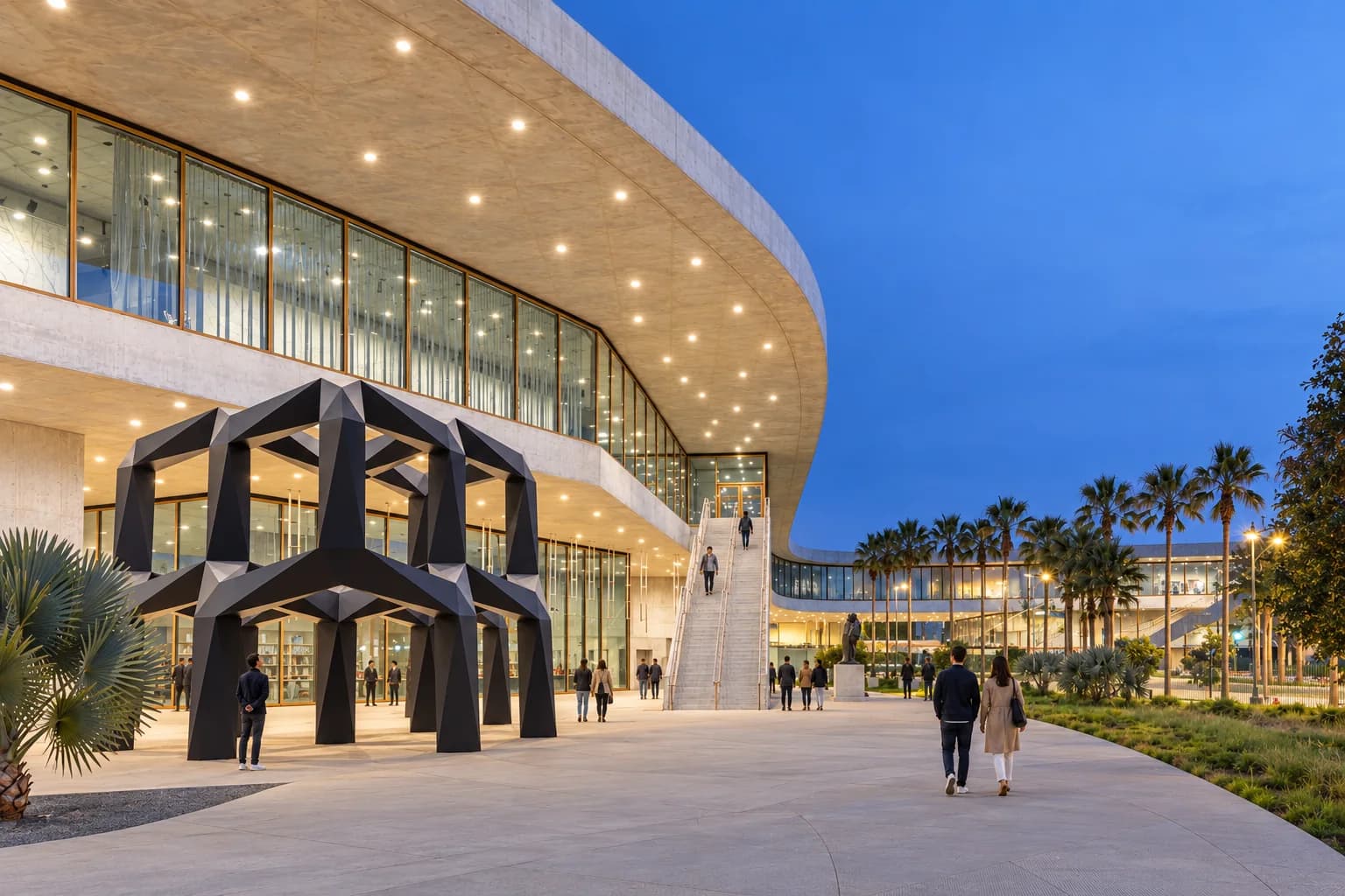 David Geffen Galleries at LACMA — Computational Geometry in Design Development — project cover